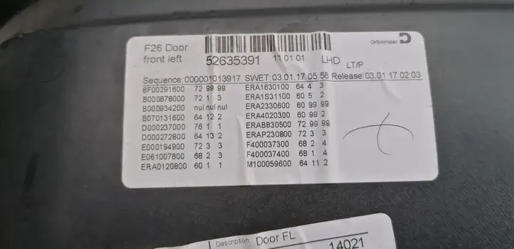 BMW X4 F26 (2014 - 2017) 105006258 Молдинги задней двери — фото 16