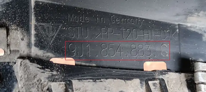 Porsche Taycan 9J1 (2019 - ) 9J1854883G Порог кузова — фото 7