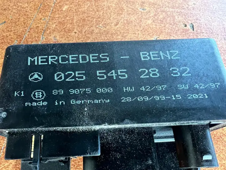 Mercedes-Benz A W168 (1997 - 2004) 0255452832 Прочие блоки управления — фото 3