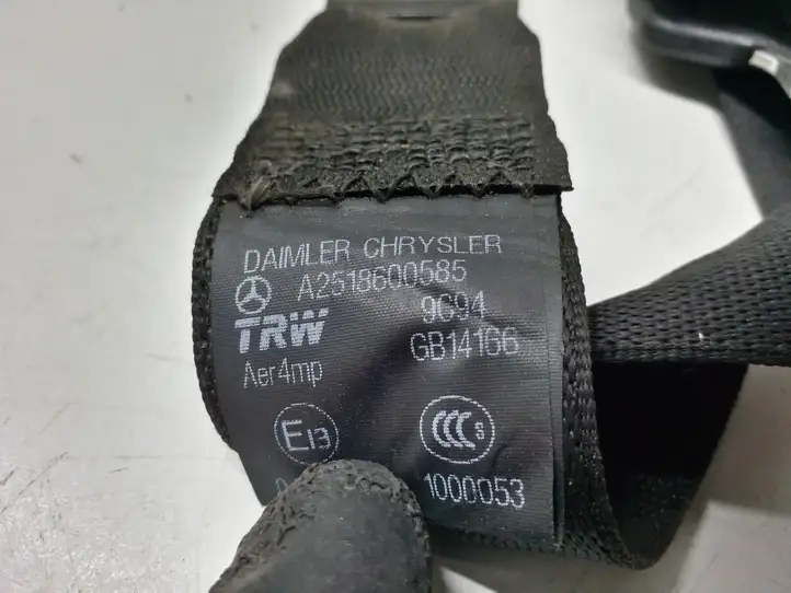 Mercedes-Benz R W251 (2005 - 2013) A2518600585 Ремень безопасности 3-го ряда — фото 4