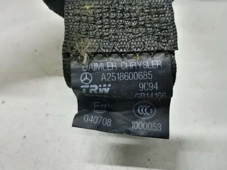 Mercedes-Benz R W251 (2005 - 2013) A2518600685 Ремень безопасности 3-го ряда — фото 4
