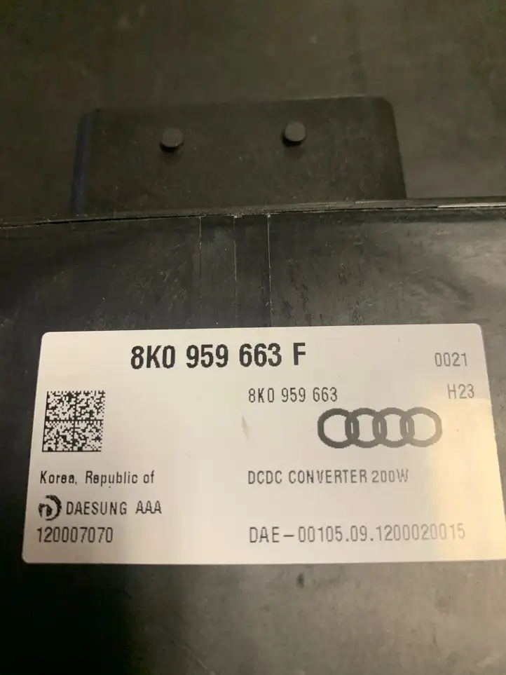 Audi A7 S7 4G (2010 - 2014) 8K0959663F Преобразователь напряжения — фото 2