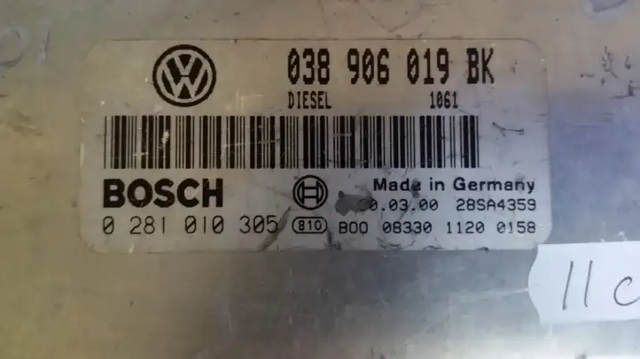 Volkswagen PASSAT B5.5 (2001 - 2005) 038906019BK Блок управления двигателем (ЭБУ) — фото 2