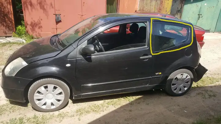 Citroen C2 (2003 - 2008) Заднее боковое стекло — фото 2