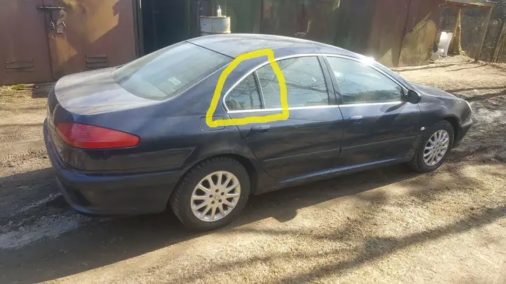 Peugeot 607 (2004 - 2010) Форточка двери — фото 2