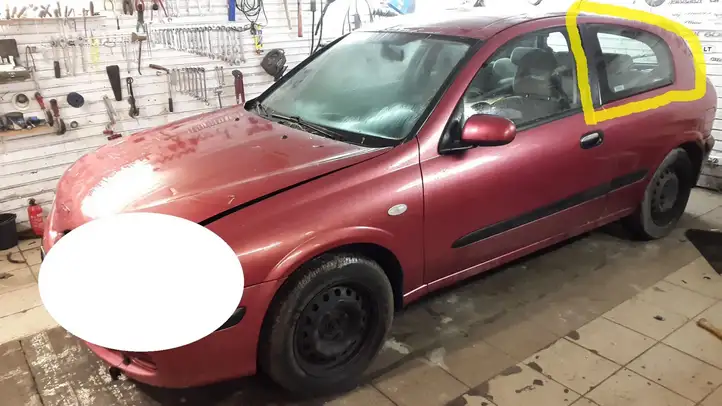 Nissan Almera N16 (2000 - 2010) Заднее боковое стекло — фото 2