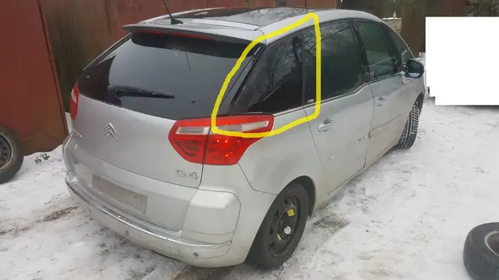Citroen C4 (2008 - 2011) AS3 Заднее боковое стекло — фото 2