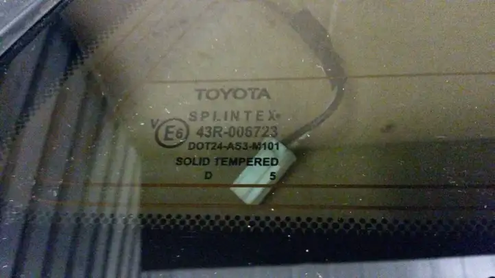 Toyota Avensis T250 (2003 - 2006) AS3 Заднее боковое стекло — фото 3