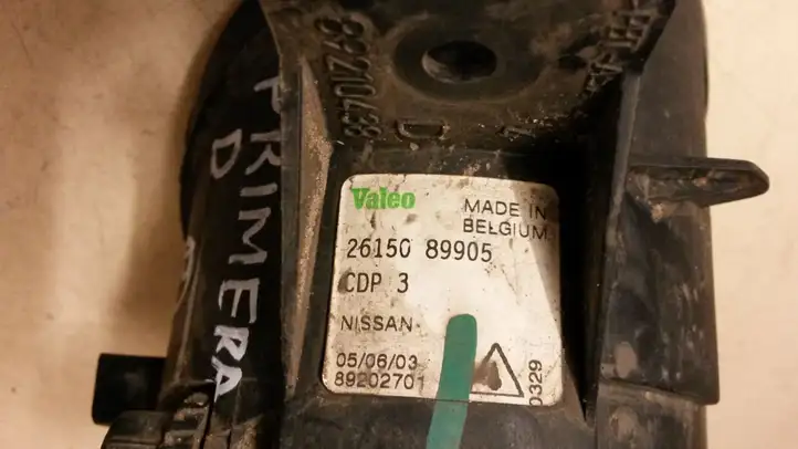 Nissan Primera (2001 - 2008) 89202701 Передняя противотуманная фара — фото 6