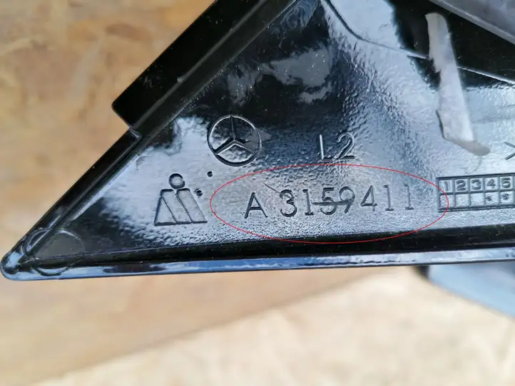 Mercedes-Benz E W212 (2009 - 2016) A3159411 Боковое зеркало с электроприводом — фото 9