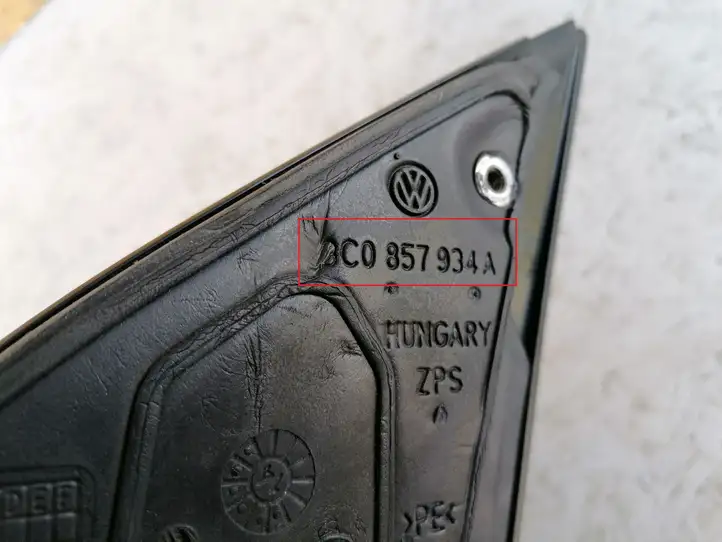 Volkswagen PASSAT CC (2012 - 2017) 3C0857934A Боковое зеркало с электроприводом — фото 13