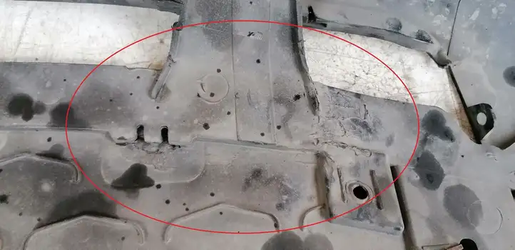 Tesla Model S (2012 - 2016) 600818000 Защита переднего бампера снизу — фото 5