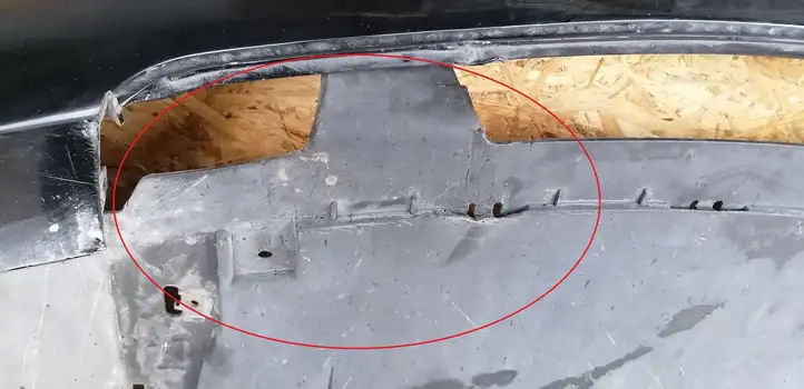 Tesla Model S (2012 - 2016) 600818000 Защита переднего бампера снизу — фото 14