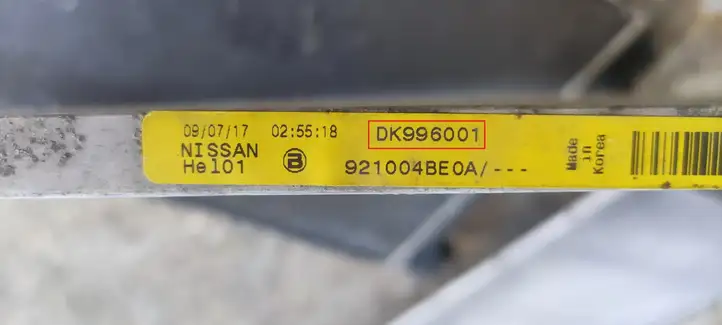 Nissan Qashqai (2013 - 2017) DK996001 Радиатор охлаждающей жидкости двигателя — фото 2