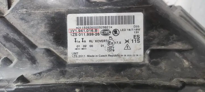 Skoda Superb B8 (3V) (2015 - 2023) 3V1941016B Передняя фара — фото 10