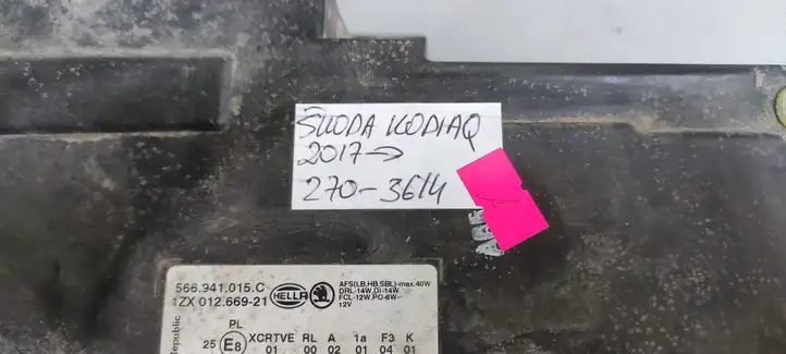 Skoda Kodiaq (2017 - ) 566941015 Передняя фара — фото 7