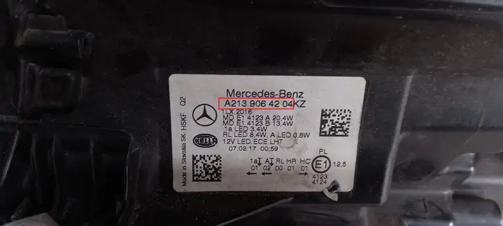 Mercedes-Benz E W213 (2016 - ) A2139064204 Передняя фара — фото 5