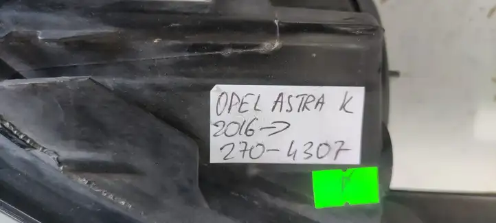 Opel Astra K (2015 - 2020) 7960300003 Передняя фара — фото 4