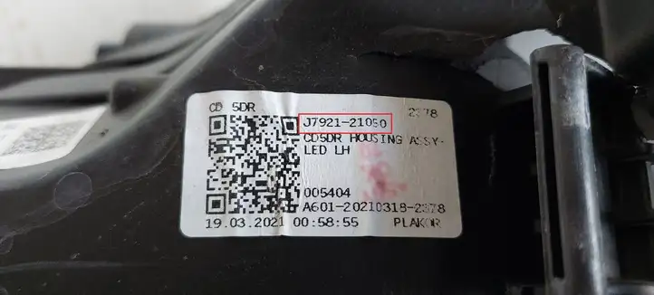 Kia Ceed (2018 - 2021) J792121050 Передняя фара — фото 3