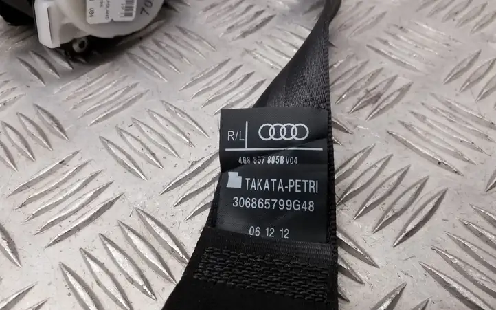 Audi A6 Allroad C7 (2012 - 2014) 4G8857805B Задний ремень безопасности — фото 2