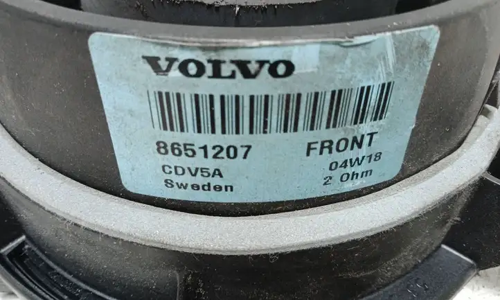 Volvo S40 (2004 - 2007) 8651207 Динамики передних дверей — фото 3
