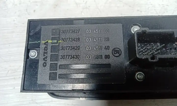 Volvo S40 (2004 - 2007) 30773428 Кнопка стеклоподъемников — фото 3