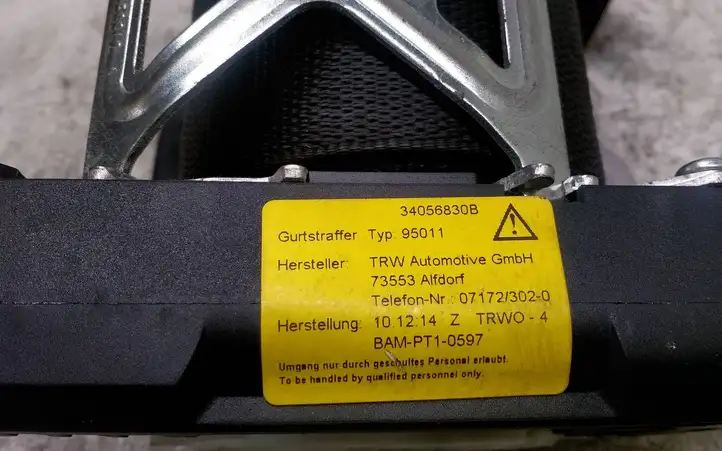 Mercedes-Benz E W212 (2009 - 2016) 34056830B Задний ремень безопасности — фото 2