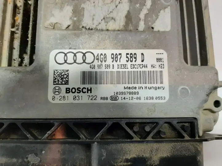 Audi A6 Allroad C7 4G0907589D Блок управления двигателем (ЭБУ) — фото 2