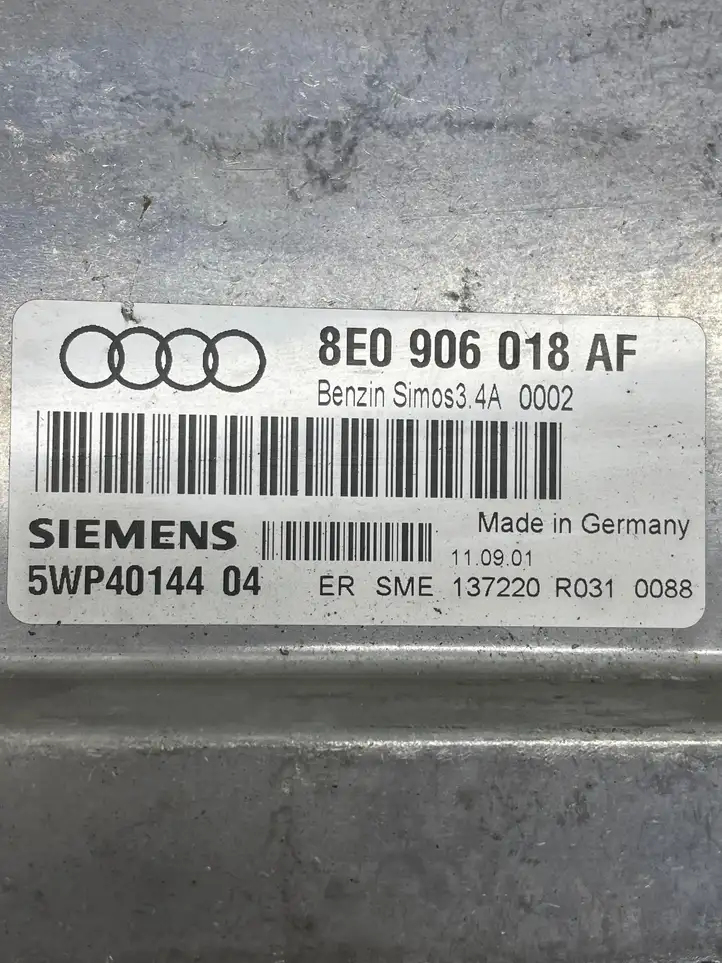 Audi A4 S4 B6 8E 8H (2000 - 2006) 8E0906018AF Прочие блоки управления — фото 6