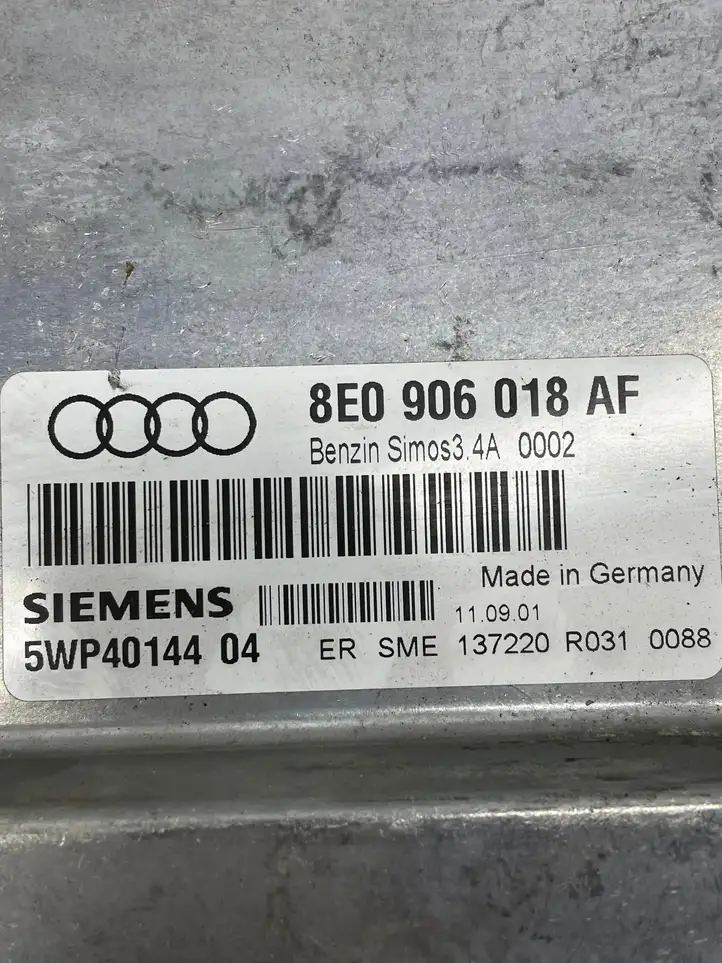 Audi A4 S4 B6 8E 8H (2000 - 2006) 8E0906018AF Прочие блоки управления — фото 7