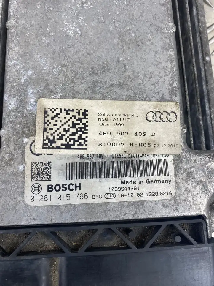 Audi A8 S8 D4 4H 4H0907409D Блок управления двигателем (ЭБУ) — фото 3