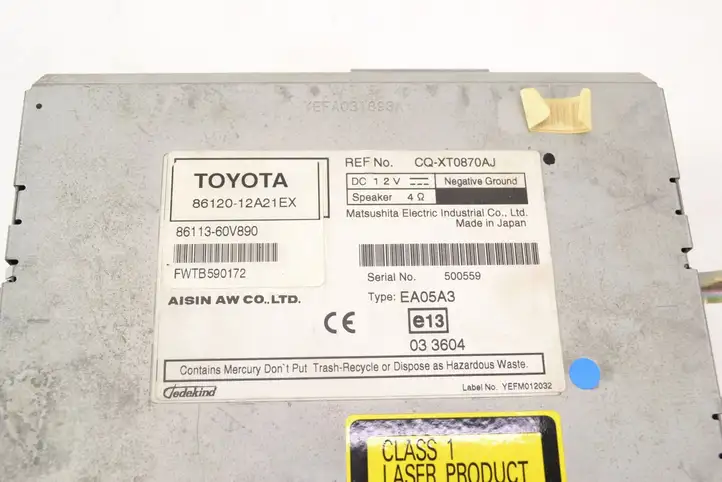 Toyota Auris 150 CQXT0870AJ Магнитола / мультимедийная система — фото 8