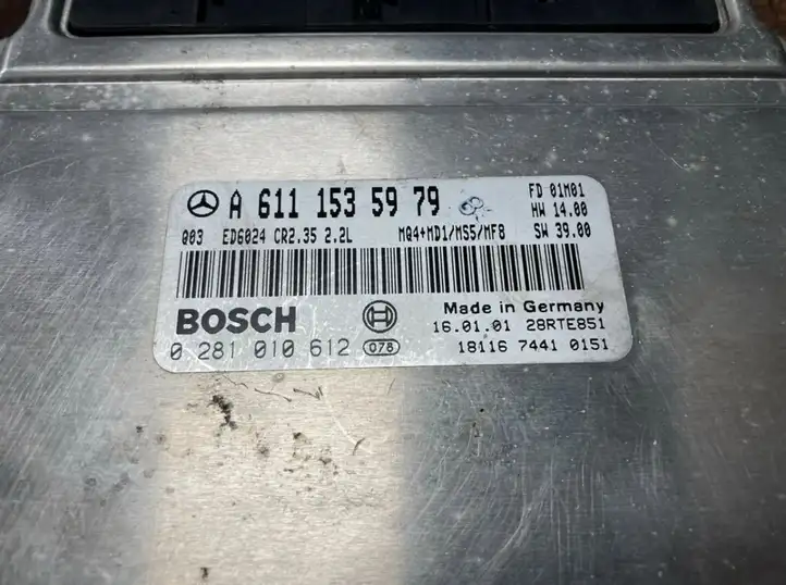 Mercedes-Benz Sprinter W901 W902 W903 W904 (1995 - 2007) 6111535979 Блок управления двигателем (ЭБУ) — фото 10