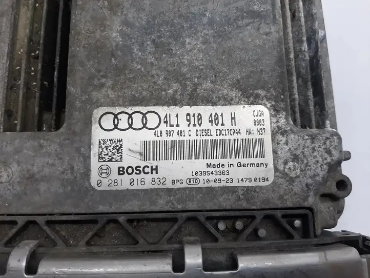 Audi Q7 4L (2009 - 2015) 4L1910401H Блок управления двигателем (ЭБУ) — фото 3