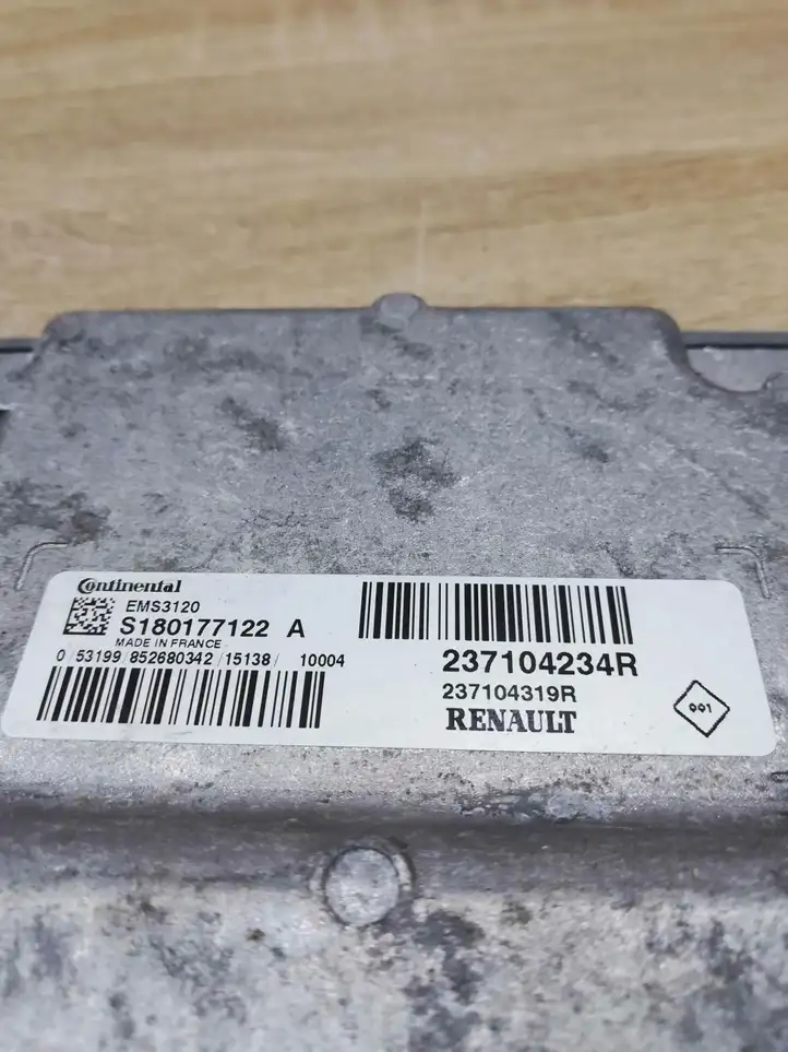 Dacia Duster (2010 - 2017) 237104234R Блок управления двигателем (ECU) — фото 3