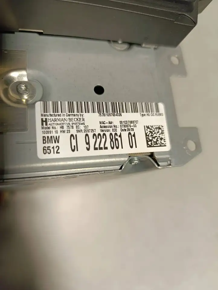 BMW 3 E90 E91 9222861 Магнитола / мультимедийная система — фото 6