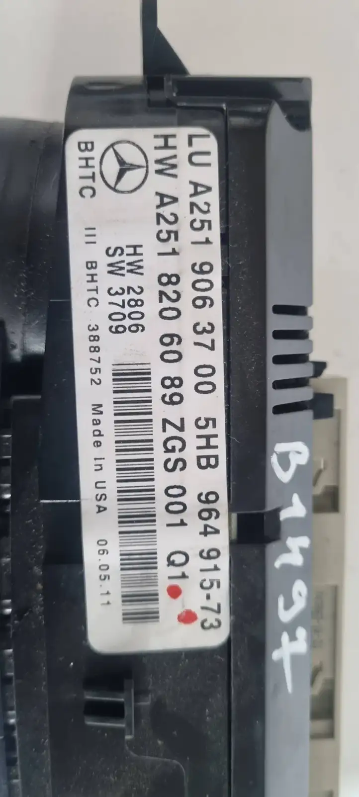Mercedes-Benz GL X164 A2519063700 Блок управления климат-контролем — фото 2
