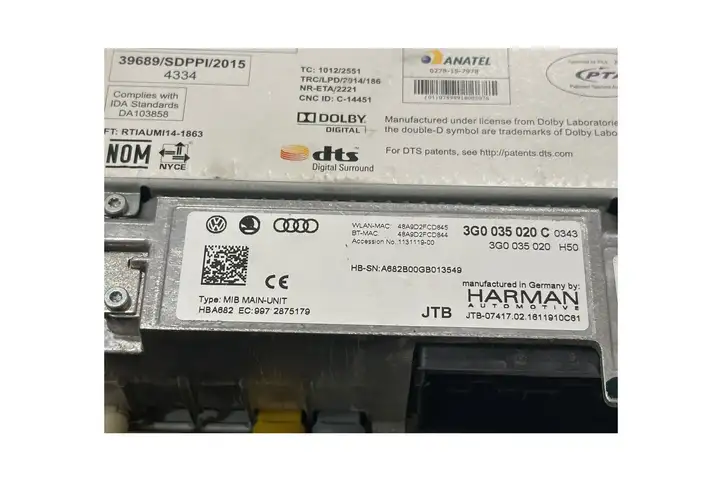 Volkswagen PASSAT B8 (2015 - ) 3G0035020C Магнитола / мультимедийная система — фото 9