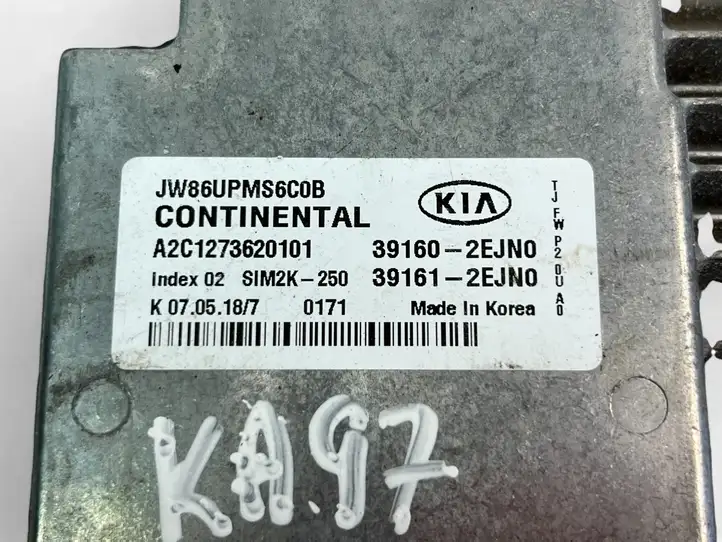 Kia Optima (2015 - 2018) 391602EJN0 Блок управления двигателем (ECU) — фото 2