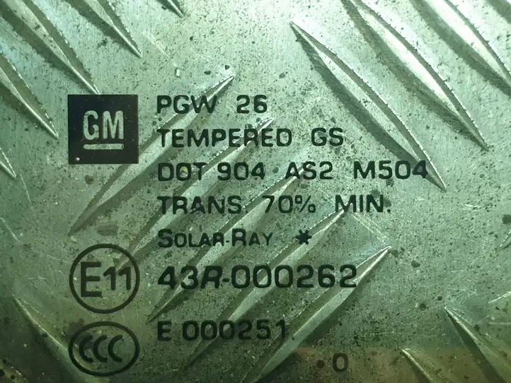Opel Meriva B (2010 - 2014) DOT904AS2M504 Форточка двери — фото 5