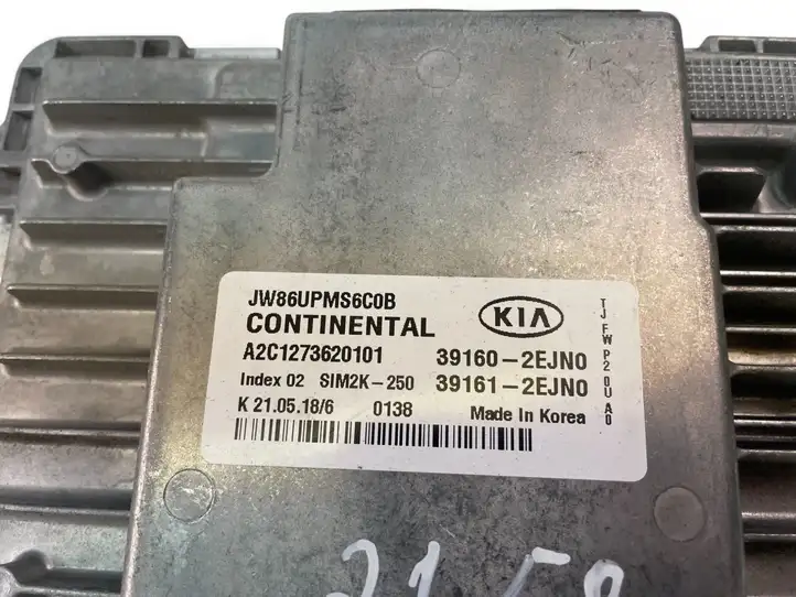 Kia Optima (2015 - 2018) 391602EJN0 Блок управления двигателем (ECU) — фото 8