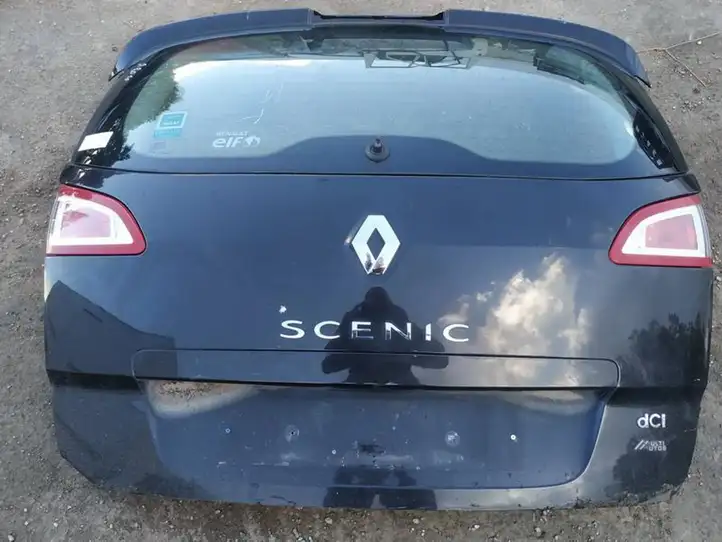 Renault Scenic III - Grand scenic III (2009 - 2016) juodas Крышка багажника — фото 2