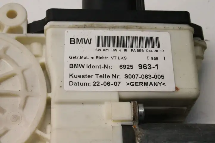BMW X3 E83 (2003 - 2010) 69259631 Стеклоподъемник передней двери — фото 5