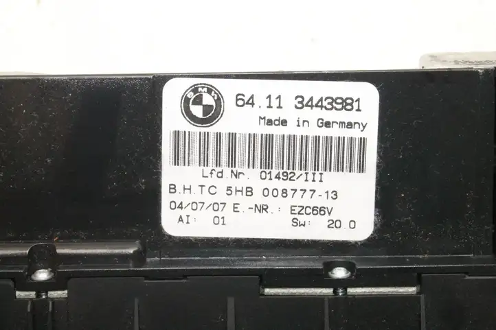 BMW X3 E83 (2003 - 2010) 3443981 Управление климат контролем — фото 6