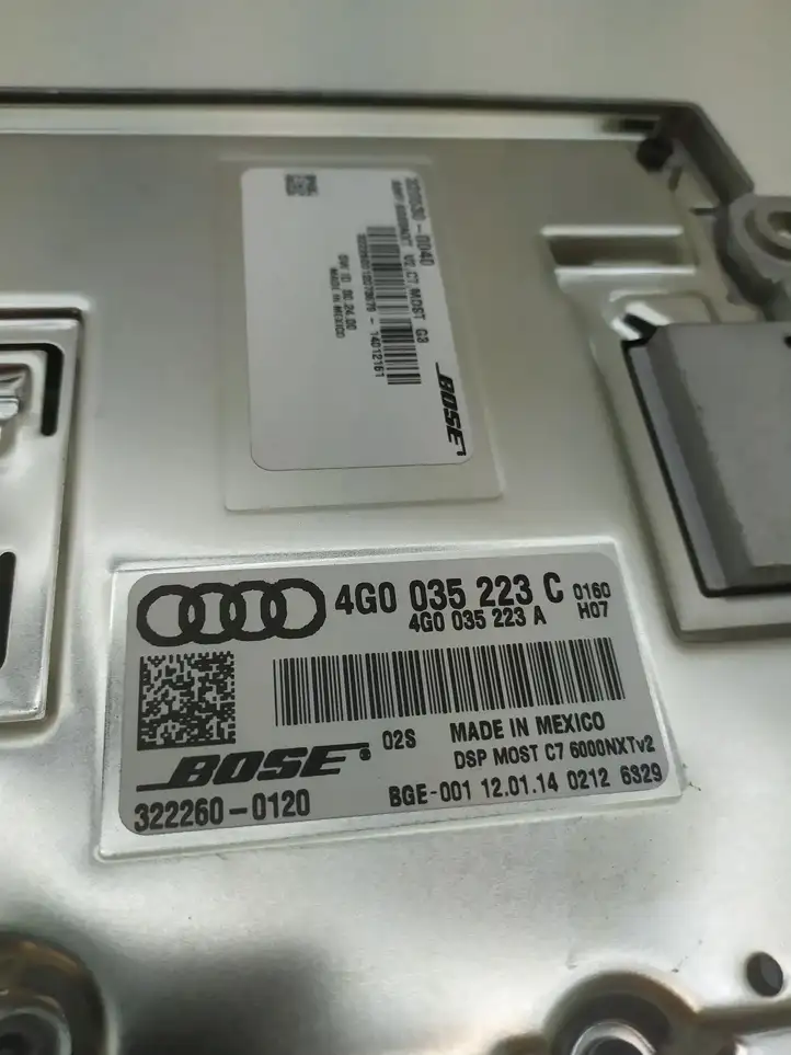 Audi A6 C7 (2011 - 2014) 4G0035223C Усилитель звука — фото 5