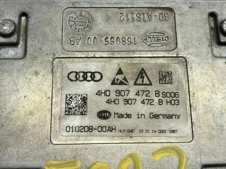 Audi A8 S8 D4 4H (2013 - 2017) 4H0907472B Блок управления светом — фото 7