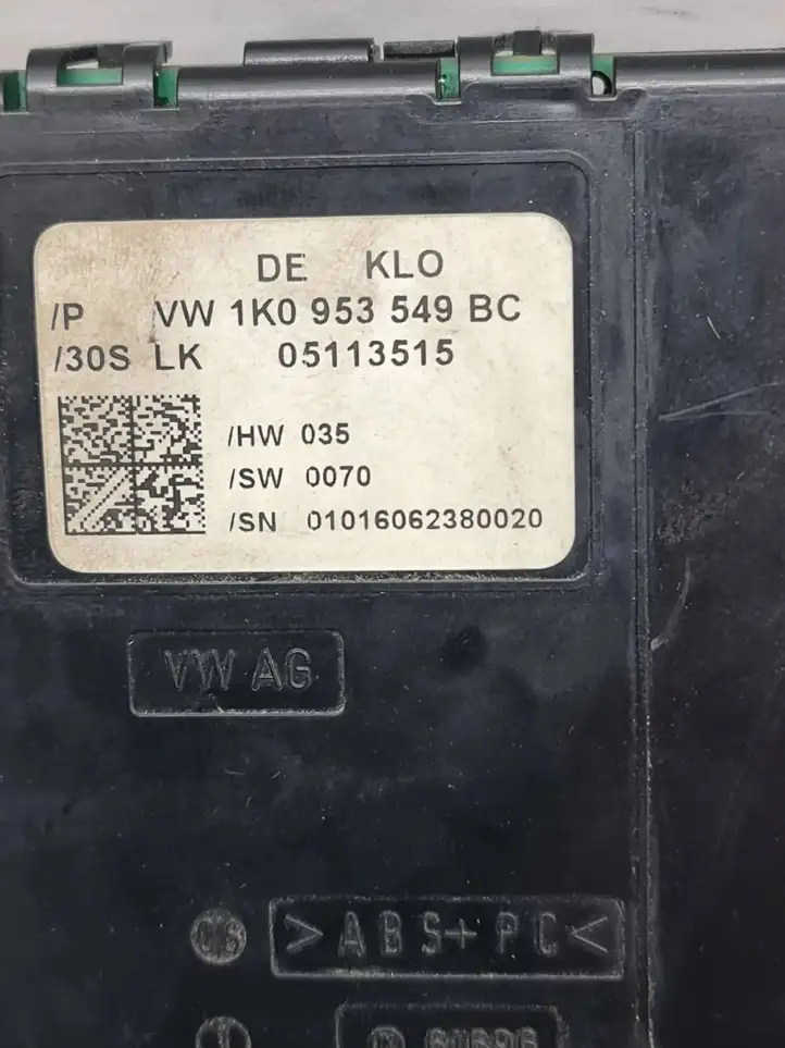 Volkswagen Golf V (2003 - 2009) 1K0953549BC Датчик угла поворота руля — фото 6