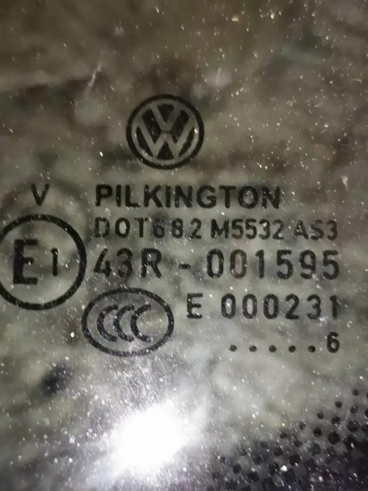 Volkswagen Caddy (2004 - 2010) 43R001595 Заднее боковое стекло — фото 6