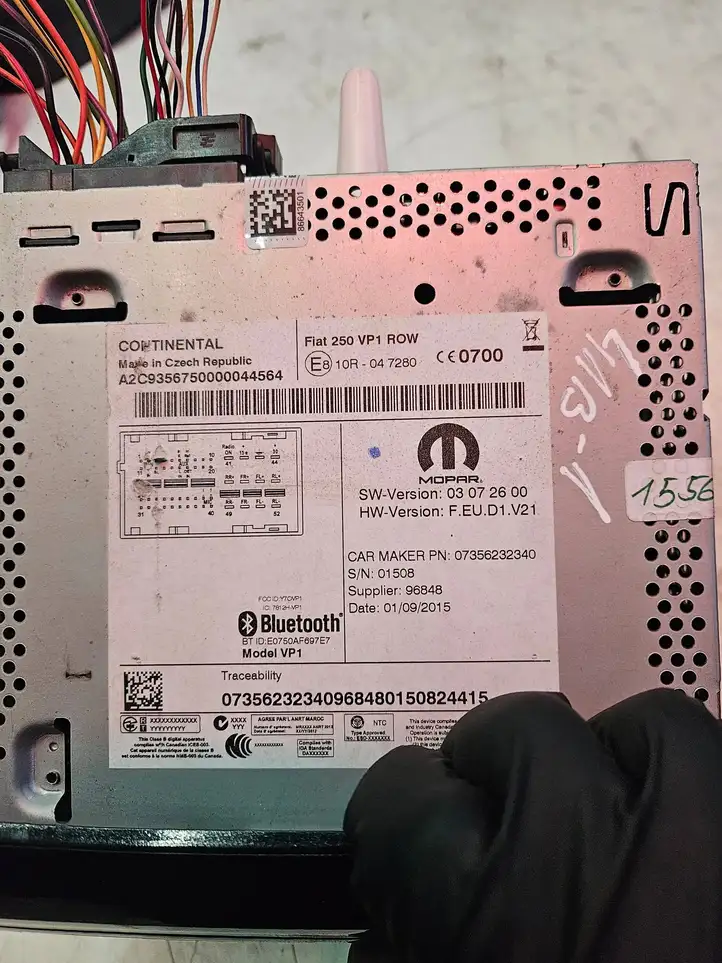 Fiat Ducato (2014 - ) 07356232340 Магнитола / мультимедийная система — фото 6