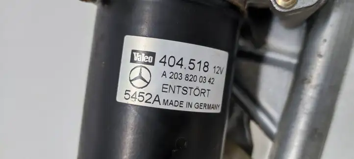Mercedes-Benz C W203 (2000 - 2007) A2038200342 Комплект механизма стеклоочистителей — фото 2